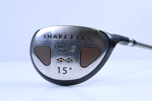 Snake Eyes Quickstrike II #3 Wood / 15 Degree / Regular Flex Snake Eyes Shaft