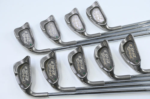 Left Hand Ping Zing 2 Irons / 3-PW+SW / Green Dot / Regular Flex NS Pro 950GH