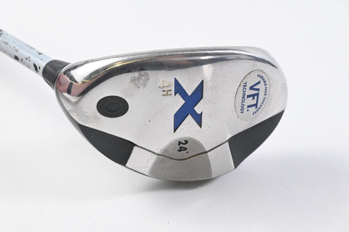 Left Hand Callaway X #4 Hybrid / 24 Degree / Senior Flex Callaway X 80 Shaft