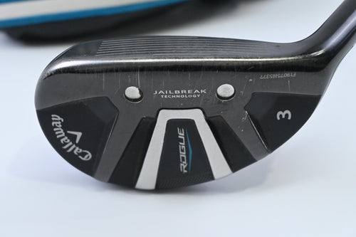 Callaway Rogue #3 Hybrid / 19 Degree / Stiff Flex Evenflow Blue 85