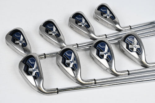 Left Hand Callaway X-18 Irons / 3-PW / Uniflex Callaway X-18 Shafts