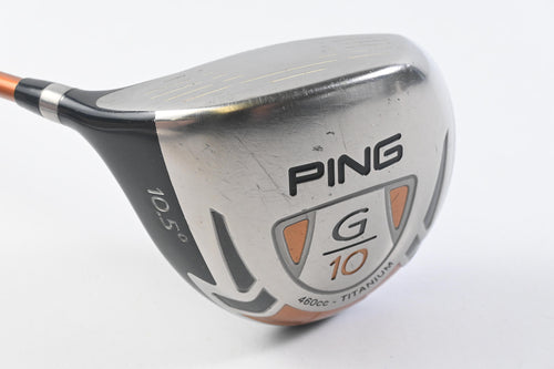 Left Hand Ping G10 Driver / 10.5 Degree / Senior Flex Ping TFC 129 Shaft
