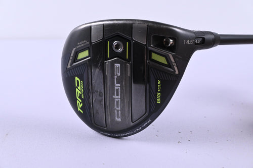 Cobra King Radspeed Big Tour #3 Wood / 14.5 Degree / Stiff Flex Motore X F1 7