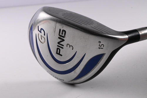 Ping G5 #3 Wood / 15 Degree / Regular Flex Aldila NV Green 75 Shaft