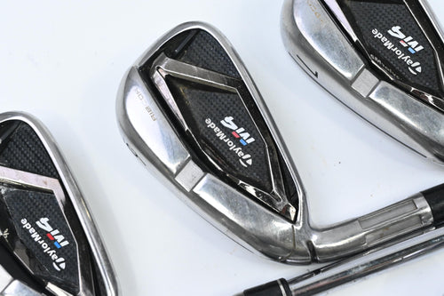 Left Hand Taylormade M4 Irons / 5-PW+SW / Regular Flex KBS MAX 85 Shafts