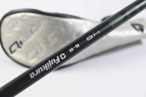 Left Hand Taylormade Qi35 #4 Hybrid / 22 Degree / Regular Flex Ventus Blue 6