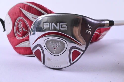 Ladies Ping Faith #3 Wood / 18 Degree / Ladies Flex Ping ULT 200 Shaft