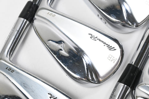 Mizuno Pro 221 Irons / 3-PW / X-Flex KBS Tour 130 Shafts