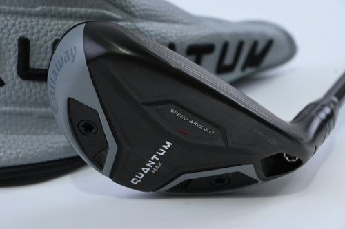Callaway Quantum Max #5 Hybrid / 24 Degree / Regular Flex Denali Frost Silver 60