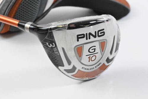 Left Hand Ping G10 #3 Wood / 15.5 Degree / Regular Flex Ping TFC 129 Shaft