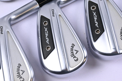 Callaway Apex Pro 24 Irons / 4-PW / Stiff Flex AXIOM Velocore 105 Shafts