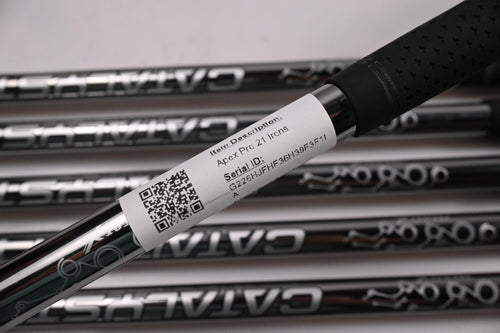 Callaway Apex Pro 21 Irons / 5-PW+GW / Stiff Flex Catalyst 100 Shafts