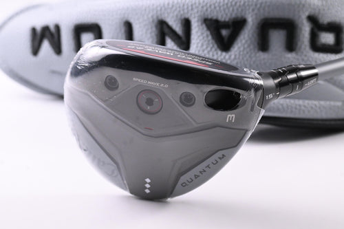 Callaway Quantum Triple Diamond #3 Wood / 15 Degree / X-Flex Denali Frost Silver