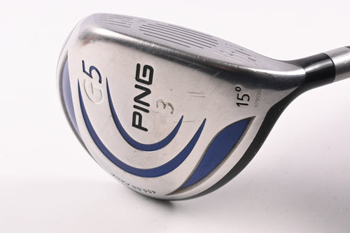 Ping G5 #3 Wood / 15 Degree / Stiff Flex Ping TFC 100 F Shaft