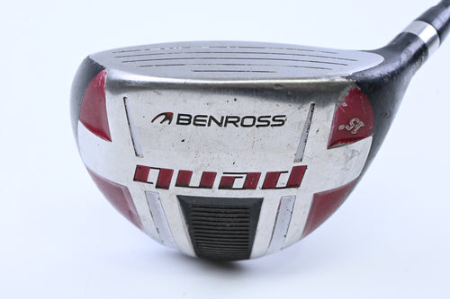 Benross Quad Speed #3 Wood / 15 Degree / Regular Flex Aldila Voodoo Shaft