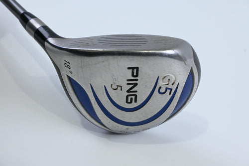 Left Hand Ping G5 #5 Wood / 18 Degree / Regular Flex Ping TFC 100 Shaft