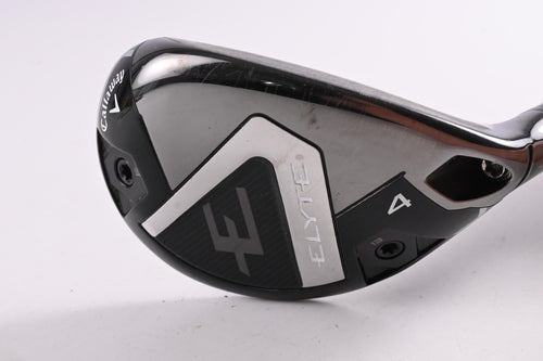 Callaway Elyte #4 Hybrid / 22 Degree / Stiff Flex Denali Charcoal 70 Shaft