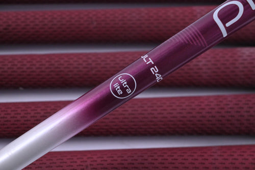 Ladies Ping G Le2 Irons / 6-PW+SW / Black Dot / Ladies Flex Ping ULT 240 Shafts
