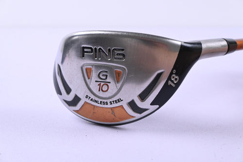 Ping G10 #2 Hybrid / 18 Degree / Stiff Flex Ping TFC 129 Shaft
