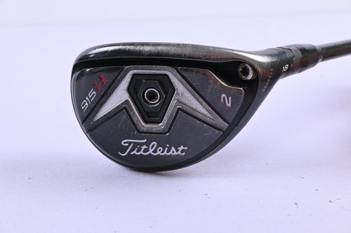 Titleist 915H #2 Hybrid / 18 Degree / Stiff Flex Aldila RIP Phenom 80 Shaft