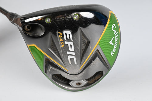Left Hand Callaway Epic Flash Driver / 9 Degree / Stiff Flex Tensei AV Blue 65