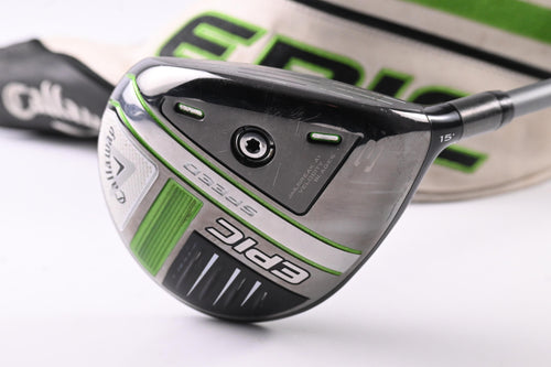 Callaway Epic Speed #3 Wood / 15 Degree / Stiff Flex Denali Frost Silver 60