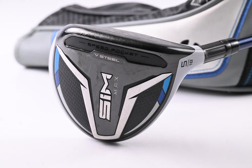 Taylormade SIM Max #5 Wood / 18 Degree / Regular Flex Ventus Blue 6 Shaft