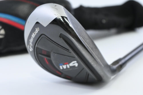 Taylormade M4 #4 Hybrid / 22 Degree / Stiff Flex Fujikura Atmos Red 7 Shaft