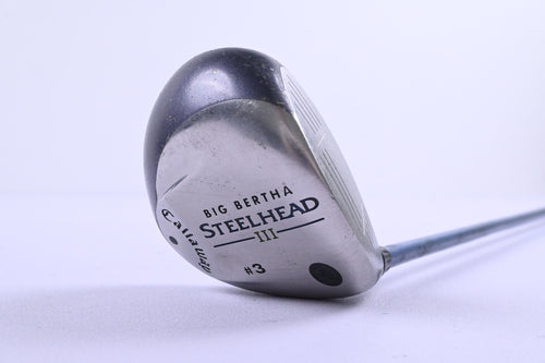 Ladies Callaway Steelhead III #3 Wood / 15 Degree / Ladies Flex System III Shaft