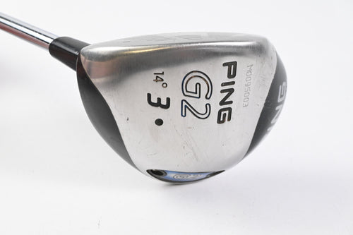 Left Hand Ping G2 #3 Wood / 14 Degree / Stiff Flex Steel Shaft