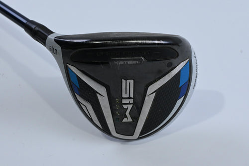 Left TaylorMade SIM Max D #5 Wood / 19 Degree / Stiff Flex Fujikura Ventus Blue