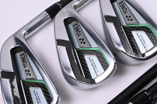 Yonex Ezone GS i-Tech Irons / 5-PW+GW / Stiff Flex Yonex EX-G02 Shafts