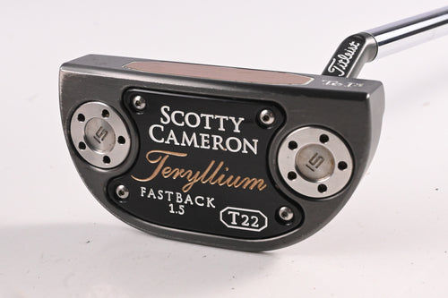 Scotty Cameron Teryllium T22 Fastback 1.5 Putter / 34 Inch