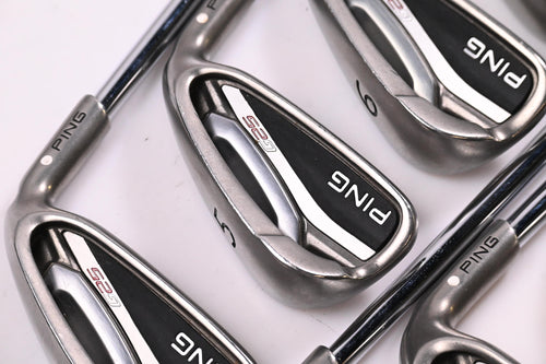 Ping G25 Irons / 4-PW+SW / White Dot / Regular Flex Ping CFS Shafts
