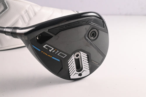 Left Hand Taylormade Qi10 Tour #3 Wood / 15 Degree / Stiff Flex Tensei AV Blue 75