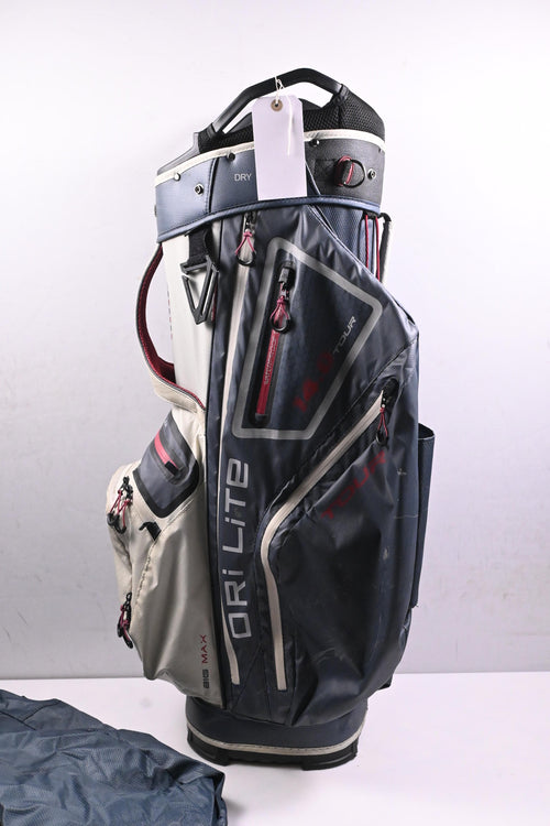 Big Max Dri Lite 14.0 Tour Cart Bag / 14-Way Divider / Blue, White
