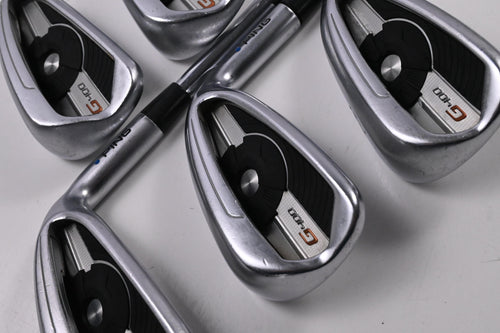 Ping G400 Irons / 5-9i / Blue Dot / Regular Flex Ping CFS Distance Shafts