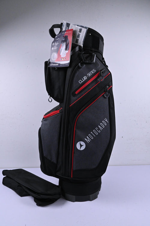 Motocaddy Cart Bag / 14 Way-Divider / Black & Red