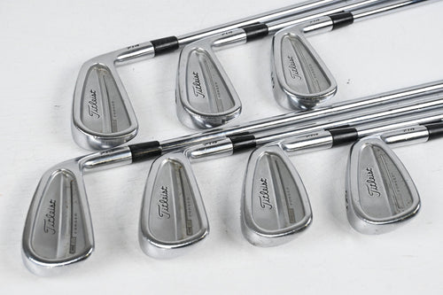 Titleist 714 CB Irons / 3-9i / Stiff Flex Steel Shafts