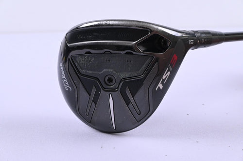 Titleist TSi3 #3 Wood / 15 Degree / Stiff Flex HZRDUS Gen4 Black 70 Shaft