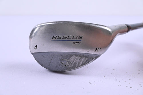 Ladies Taylormade Rescue Mid #4 Hybrid / 22 Degree / Ladies Flex M.A.S.2 50