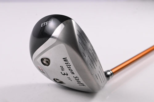 Wilson Staff DF6 #3 Wood / 15 Degree / Stiff Flex Aldila NVS-DL Orange 75 Shaft
