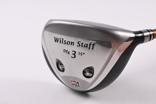 Wilson Staff DF6 #3 Wood / 15 Degree / Stiff Flex Aldila NVS-DL Orange 75 Shaft