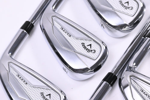 Callaway Elyte Irons / 5-PW+GW+SW / Regular Flex Vector 80 Shafts