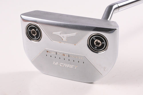Mizuno M-Craft White Satin V Putter / 34 Inch