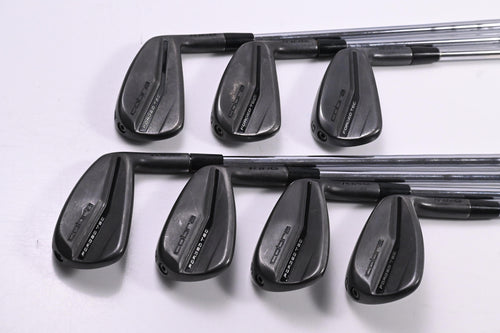 Cobra King Forged Tec 2023 Black Irons / 4-PW / Stiff Flex KBS $-Taper Lite