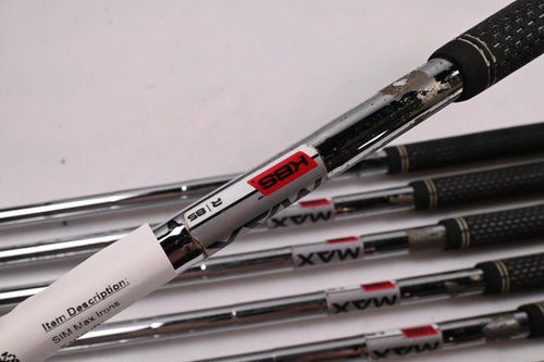 Taylormade SIM Max Irons / 5-PW+SW / Regular Flex KBS MAX 85 Shafts