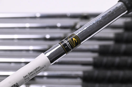 Left Hand King Cobra Oversize II Irons / 3-PW / Regular Flex Cobra Shafts