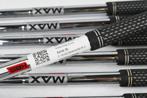 Taylormade SIM2 Max Irons / 5-PW+SW / Regular Flex KBS MAX 85 Shafts