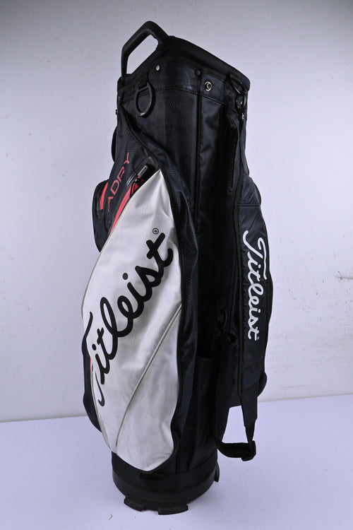 Titleist Cart Bag / 14 Way-Divider / Black, White & Red